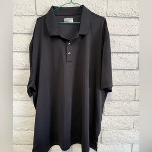 PGA Tour Black Polo Shirt Classic Style
